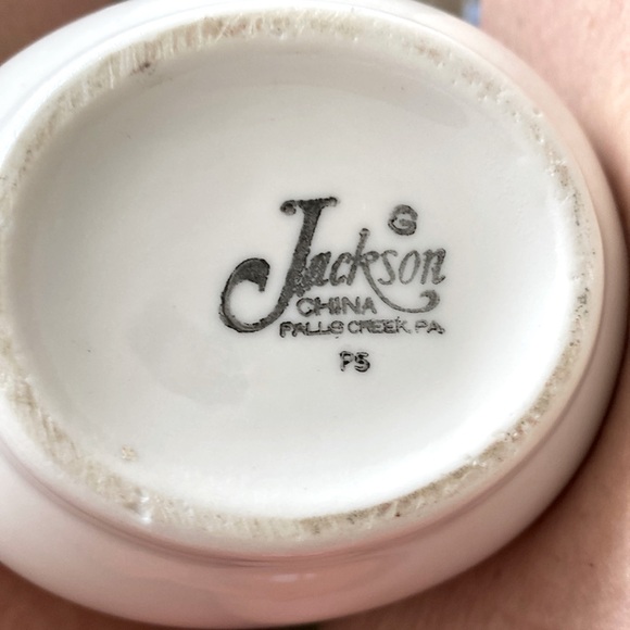 Vintage White creamer/jug. Made by Jackson China, Falls Creek,PA. In great shape - Picture 3 of 10